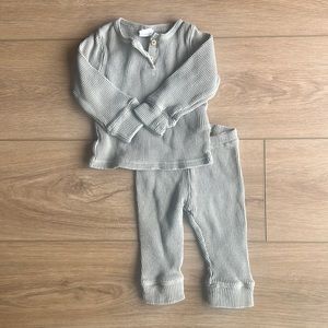 H&M waffle matching set